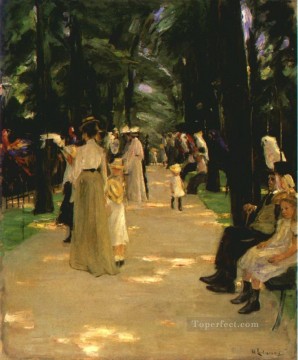 Avenida de los loros 1902 Max Liebermann Impresionismo alemán Pinturas al óleo